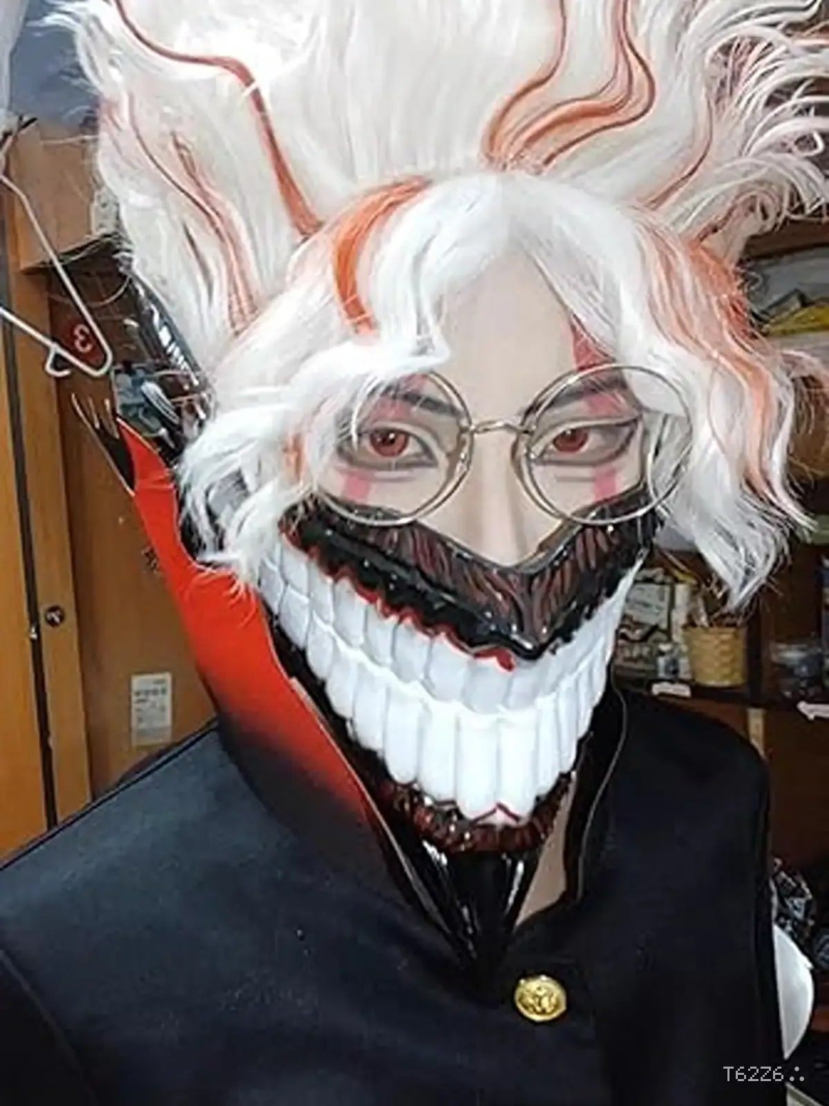 Dandadan Grin Mask (Anime-Inspired Lower Face Design)