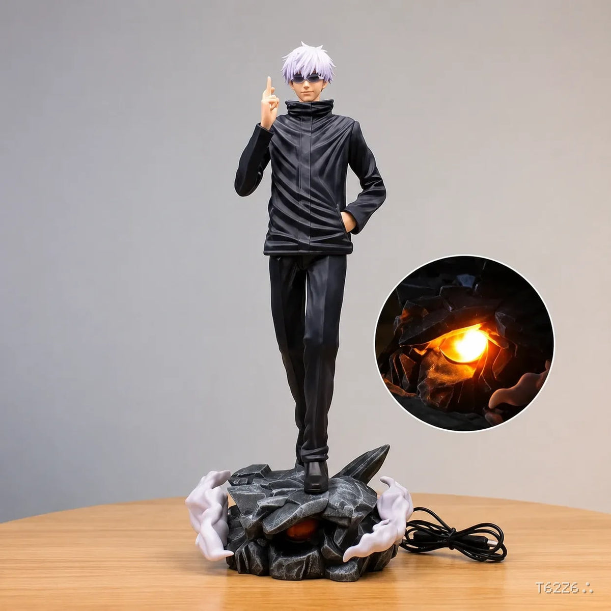Gojo Satoru “Limitless” Interchangeable Head LED Statue