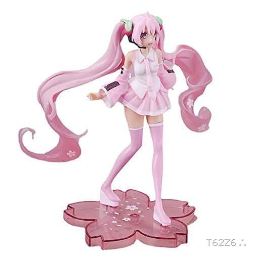 Hatsune Miku Japanese Anime Figure Cherry Blossoms Action Figure 18cm