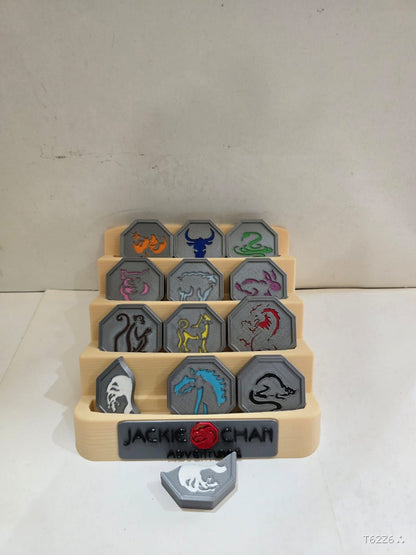 Jackie Chan magnet Talismans Stones With Stand