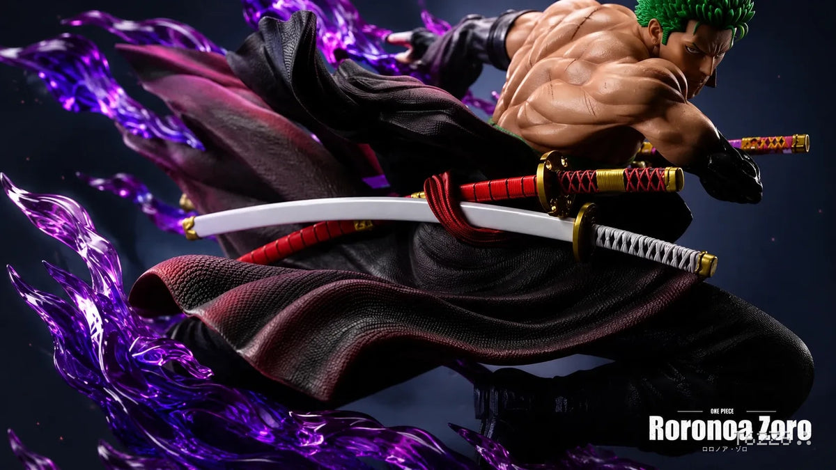 Roronoa Zoro “Haki Unleashed” Attack Statue