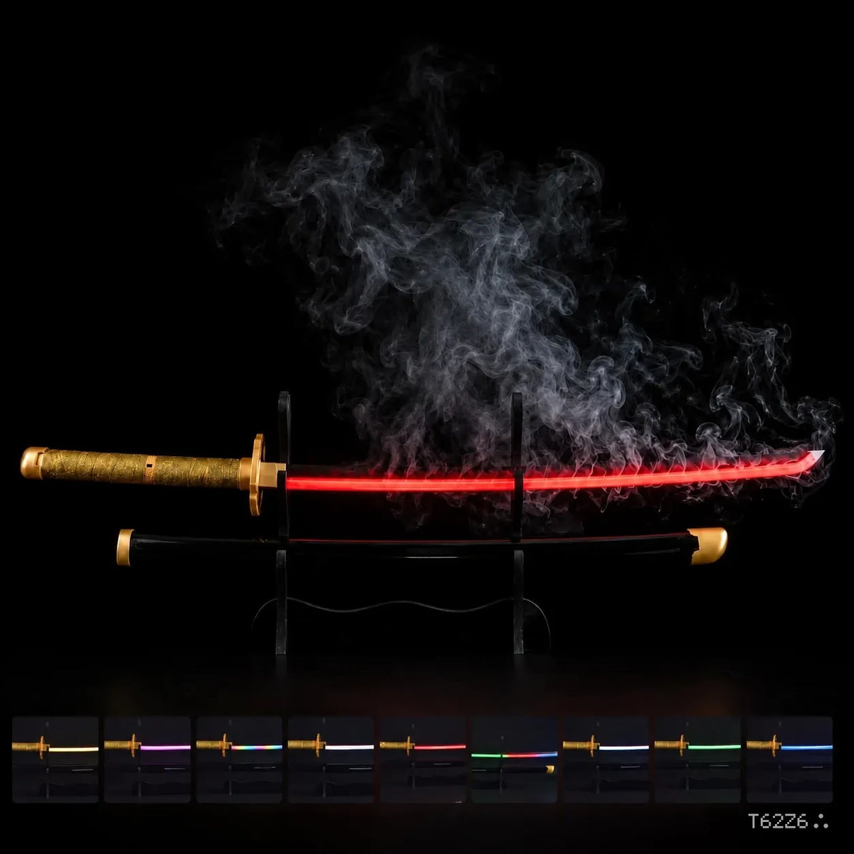 Yoriichi Smoke RGB Katana Demon Slayer