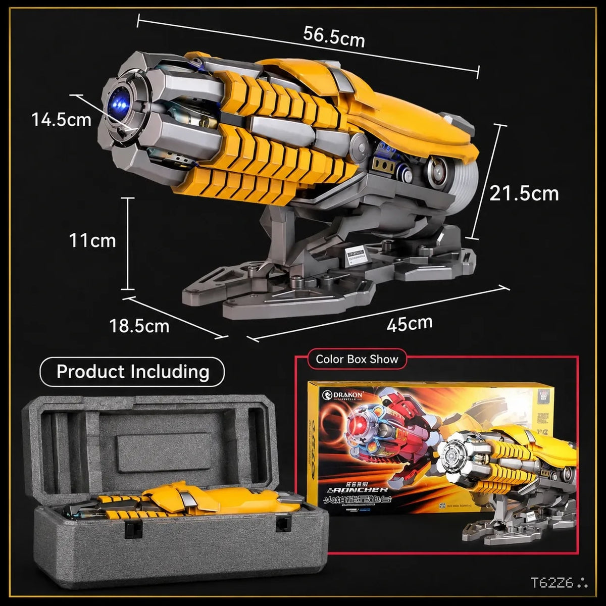 Bumblebee Wearable Arm Blaster – LED Contractable Transformers Replica