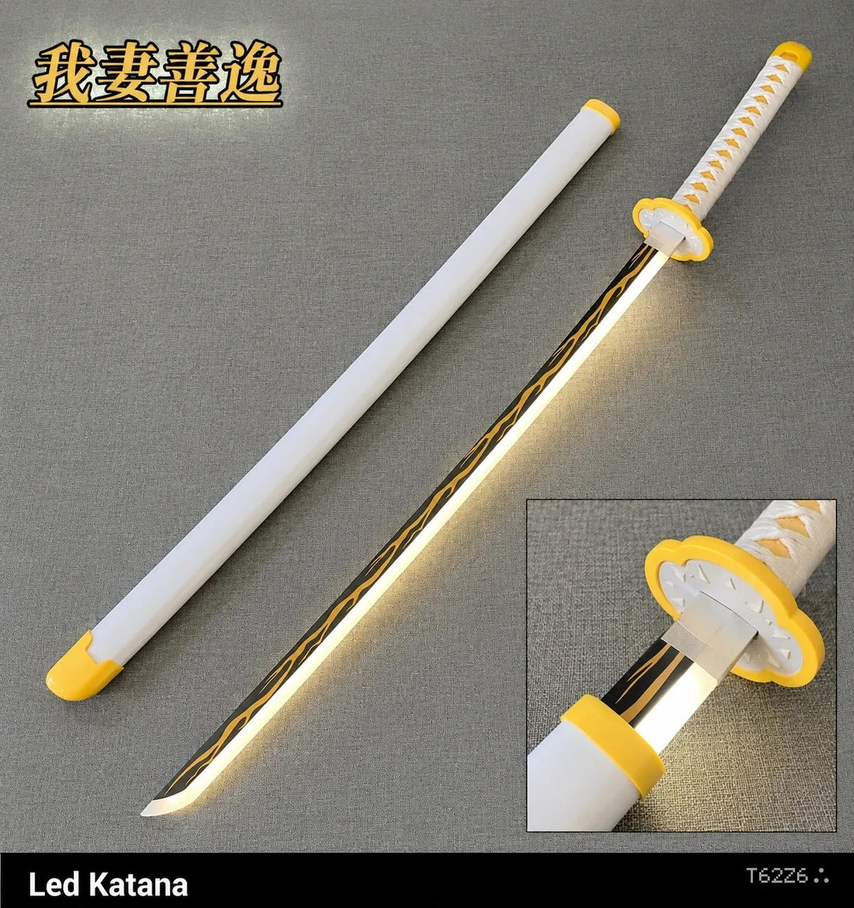 Zenitsu Agatsuma LED Katana Sword